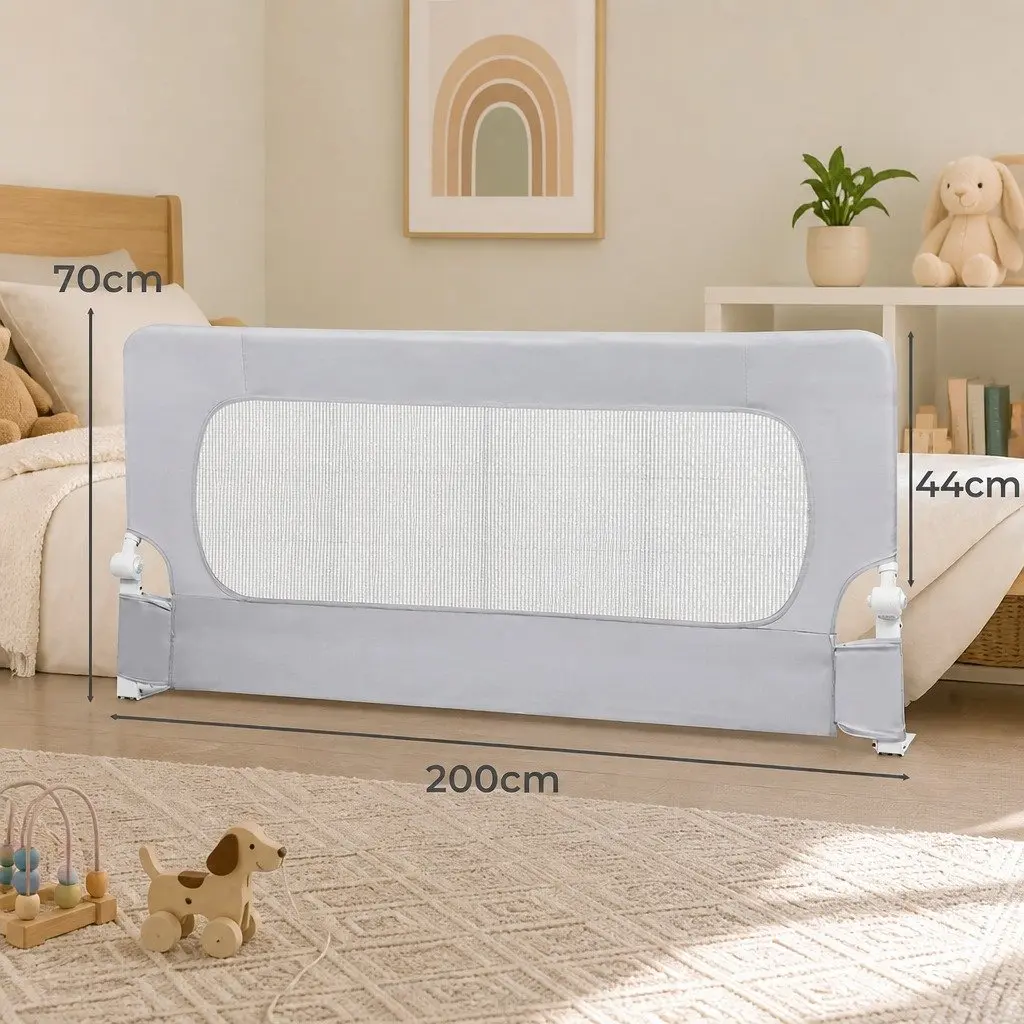 Adjustable Folding Bed Rail for Kids Safety