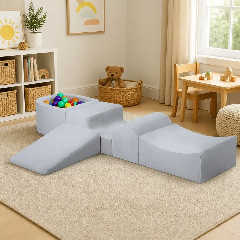 Soft Foam Ball Pit Play Set for Kids to Climb and Explore