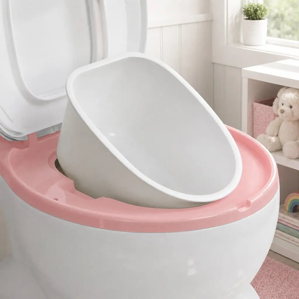 Kids Potty Trainer Seat in Pink