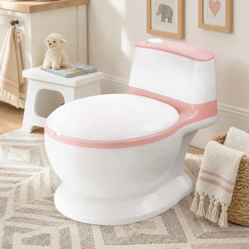 Kids Potty Trainer Seat in Pink