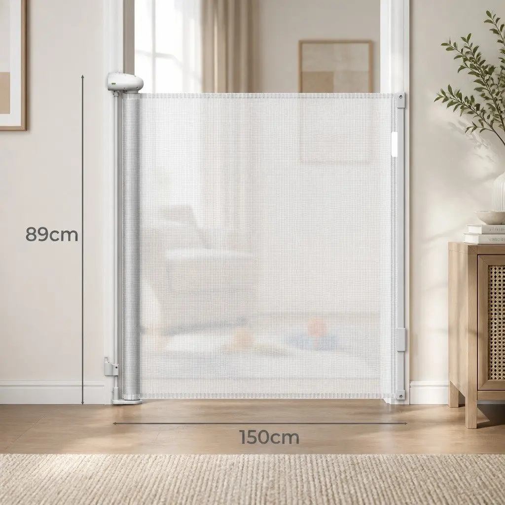 Retractable Baby Safety Gate 150cm Wide