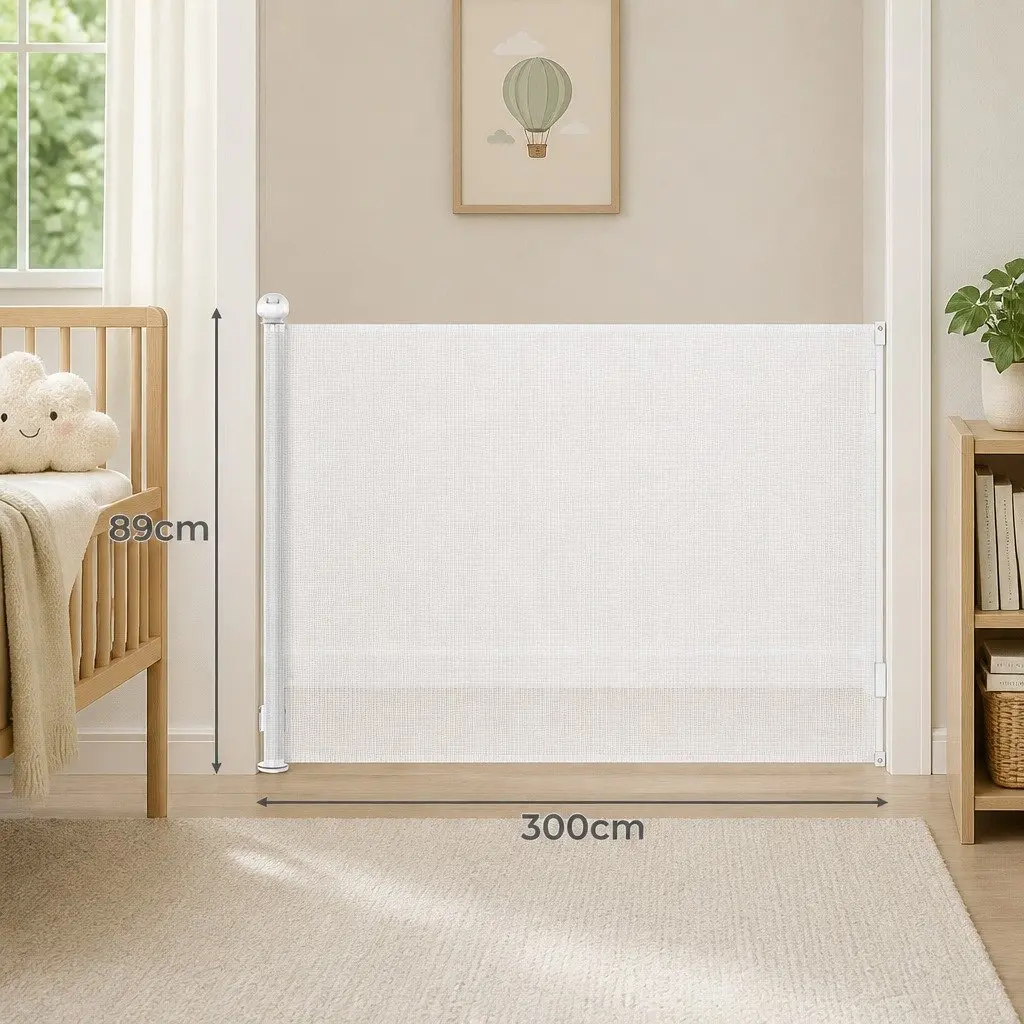300cm Wide Baby Safety Gate for Doorways and Stairs