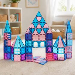 Frozen-Themed 120PCS Magnetic Building Blocks