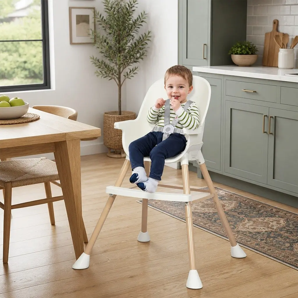 Baby High Chair PVC 68cm x 68cm x 93cm Pink