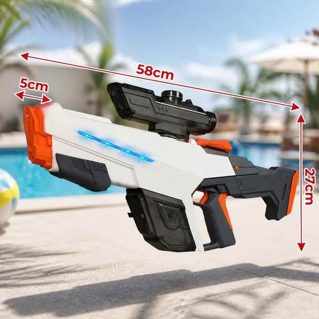 Kids Automatic Electric Water Gun with LED for Summer Fun