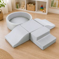 Durable Kids Foam Climbing Blocks Playset 7Pcs