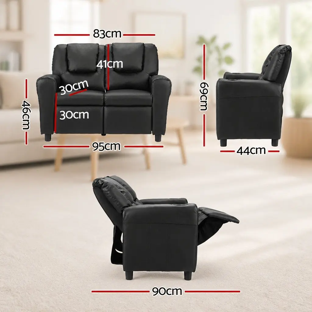 Kids Recliner Chair with Adjustable Recline