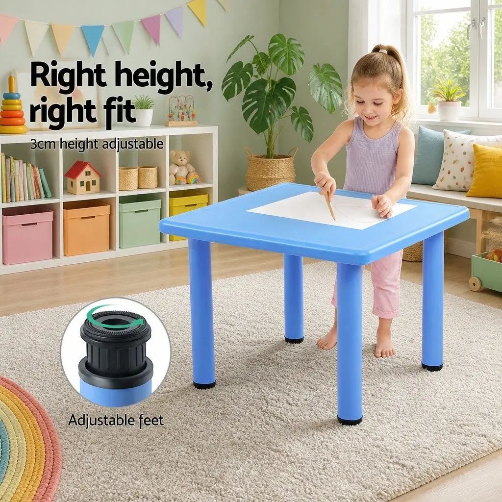 5-Piece Kids Table and Chairs Set for Study and Play