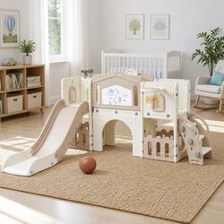 Multi-Activity Kids Slide Set for Indoor Fun