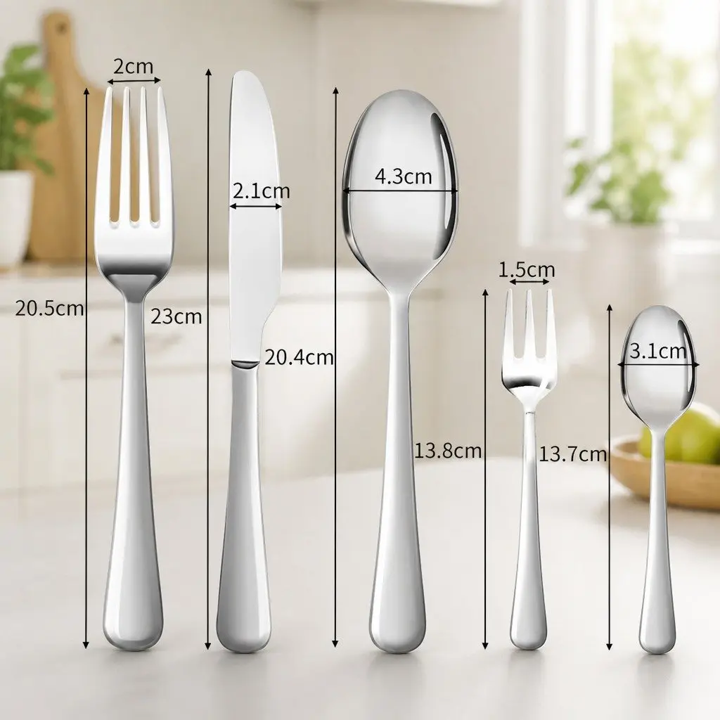 120-Piece Stainless Steel Cutlery Set