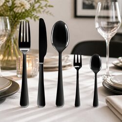 Premium 30-Piece Stainless Steel Cutlery Set with Mirror Finish