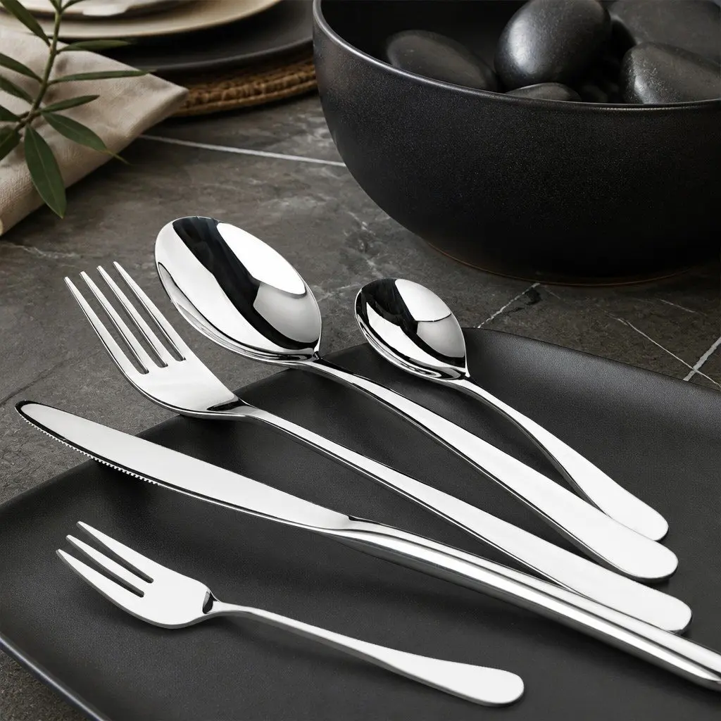30-Piece Stainless Steel Cutlery Set for Dining