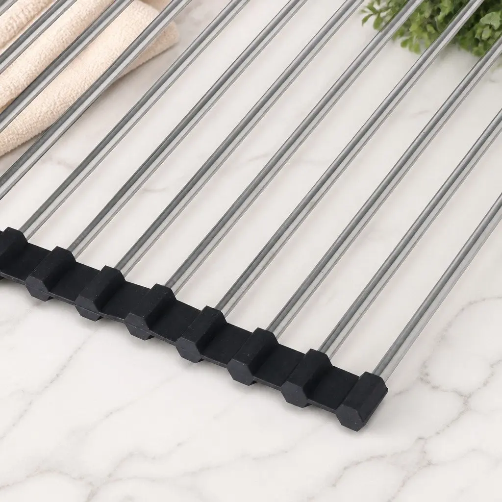 Rollable Stainless Steel Dish Drying Rack
