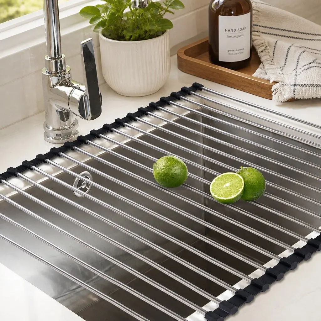 Rollable Stainless Steel Dish Drying Rack