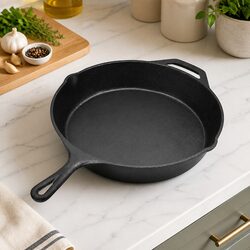 Durable Cast Iron Frying Pan for All Cooking Needs