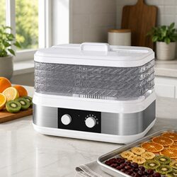 Premium Stainless Steel Food Dehydrator with 5 Trays