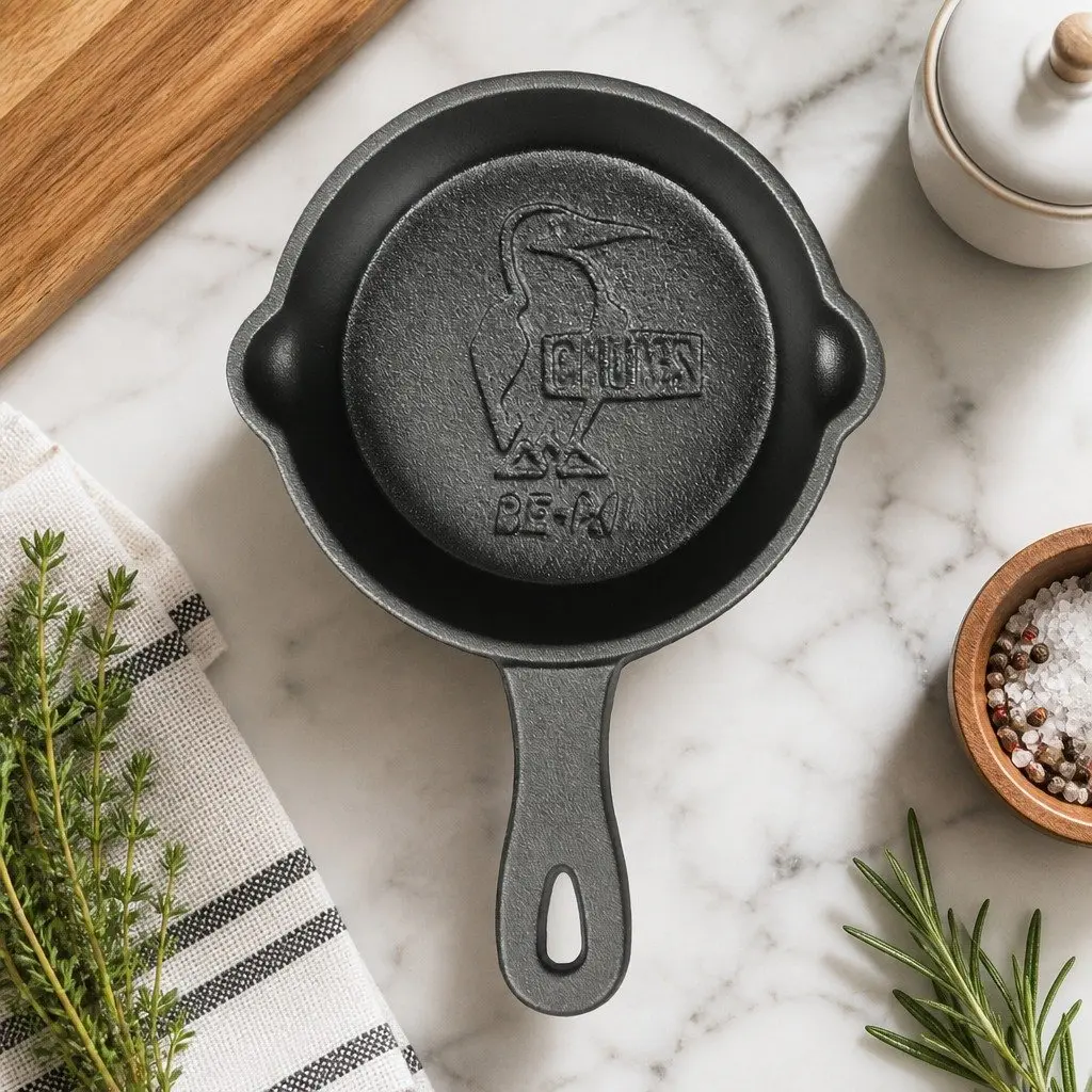 Mini Cast Iron Frying Pan Set Non-Stick Cookware Eggs Pancakes Pizza Skillet