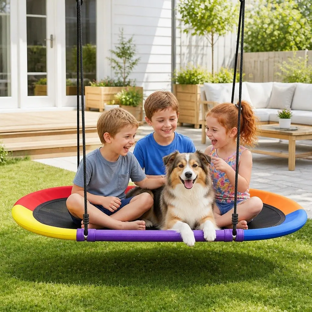 150cm Outdoor Tree Swing Hammock for Gardens