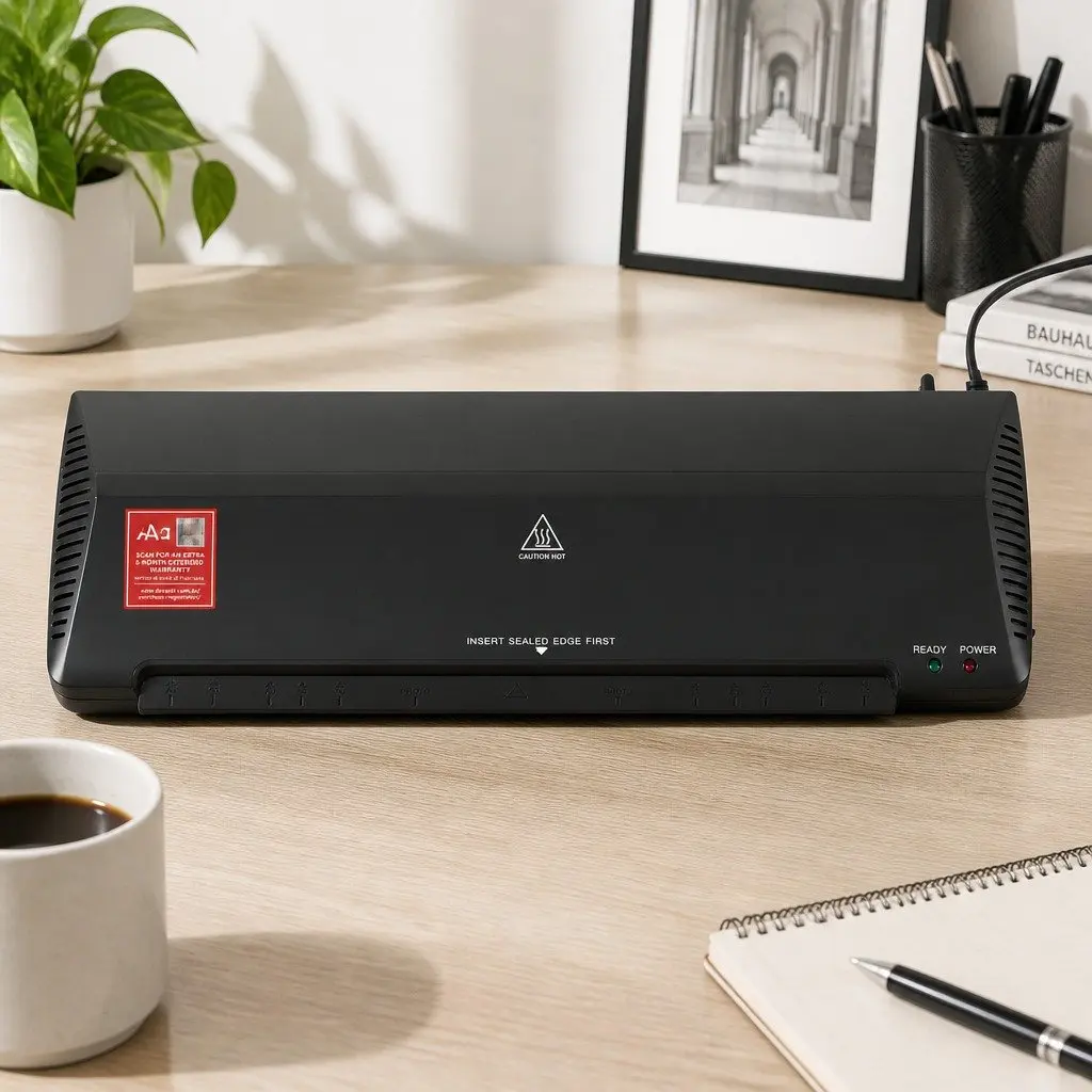 A3 Laminator Machine ABS Plastic 340mm Black
