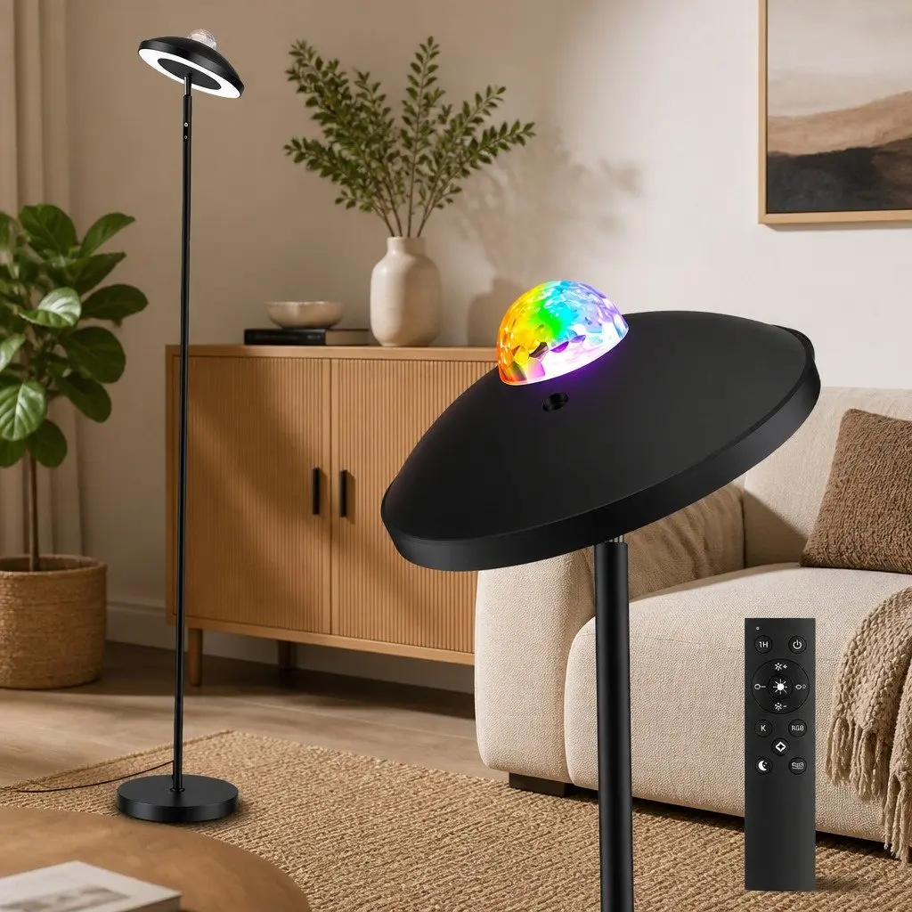LED Floor Lamp with Galaxy Projector 178cm