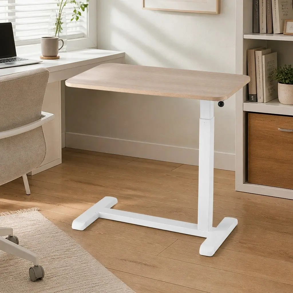 Mobile Laptop Desk with Pneumatic Height Adjustment 70cm