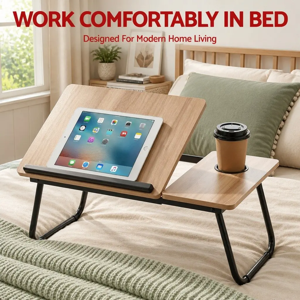 Foldable Laptop Desk for Work and Study