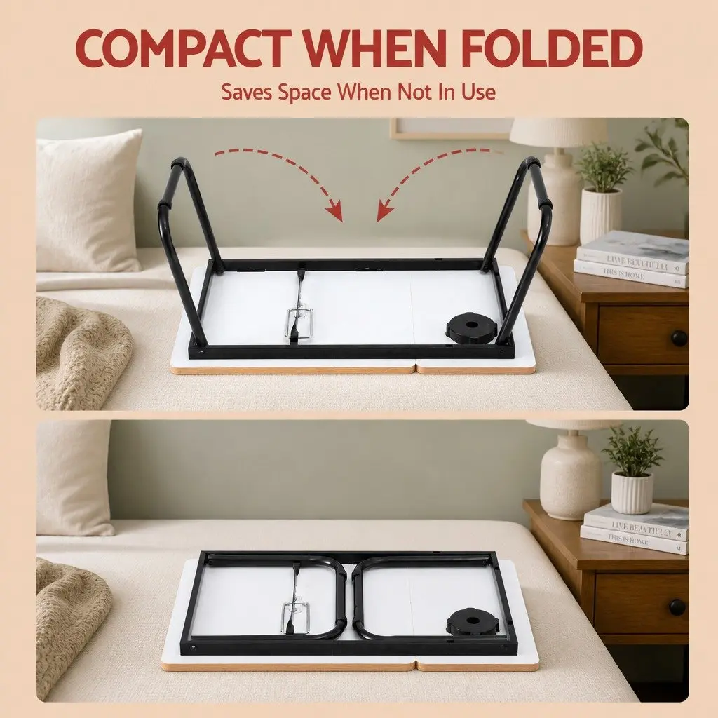 Foldable Laptop Desk for Work and Study