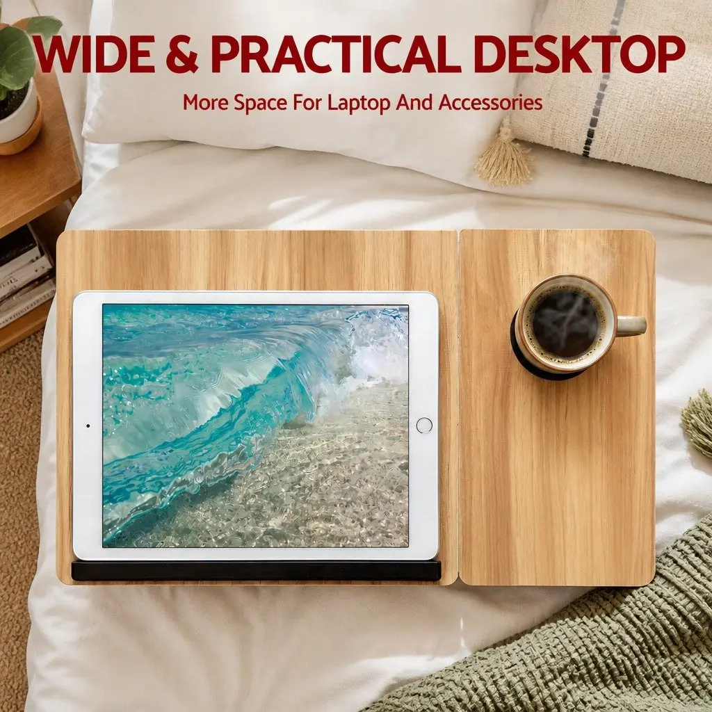 Foldable Laptop Desk for Work and Study