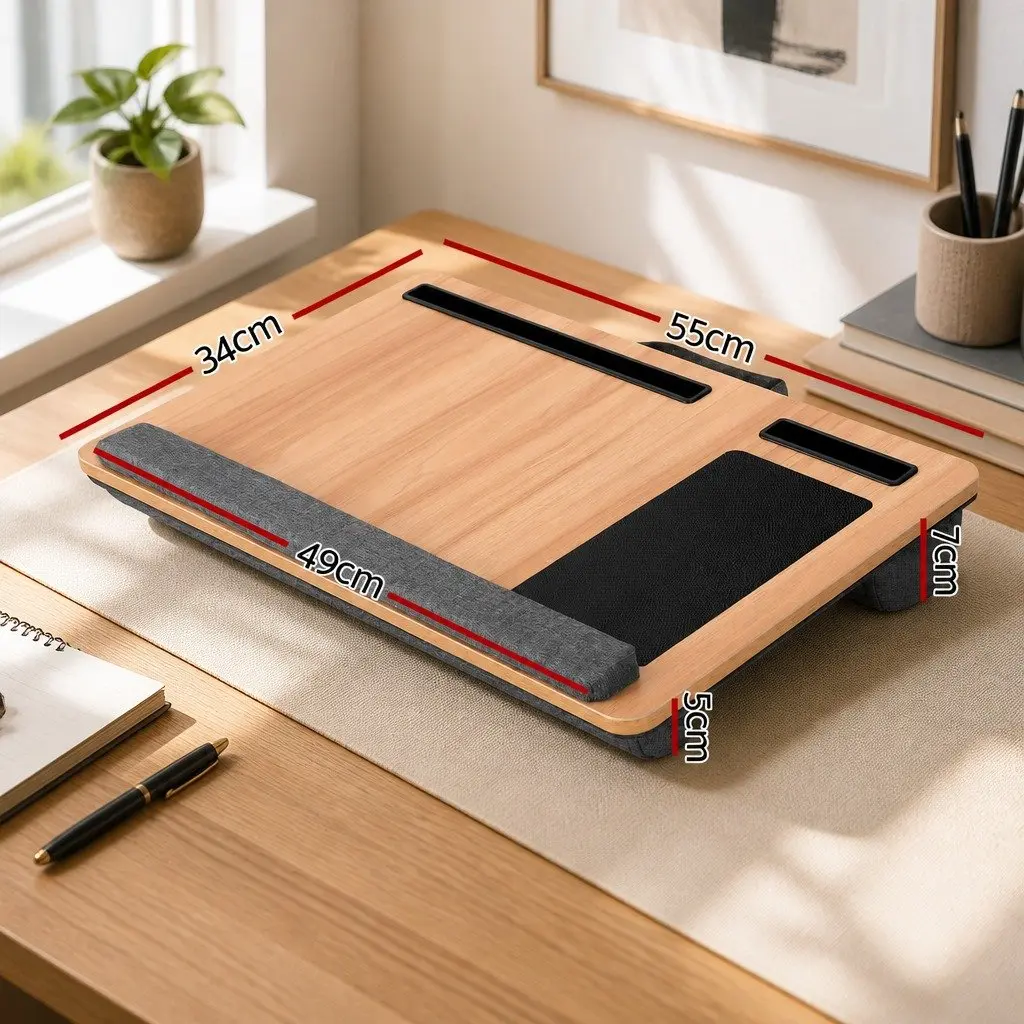 Portable Lap Desk with Ergonomic Wrist Rest