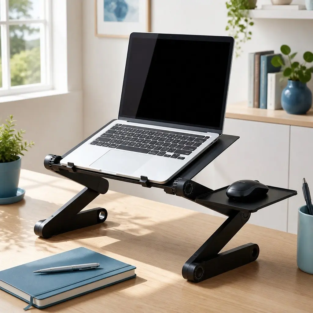 Aluminium Portable Laptop Stand with Adjustable Height