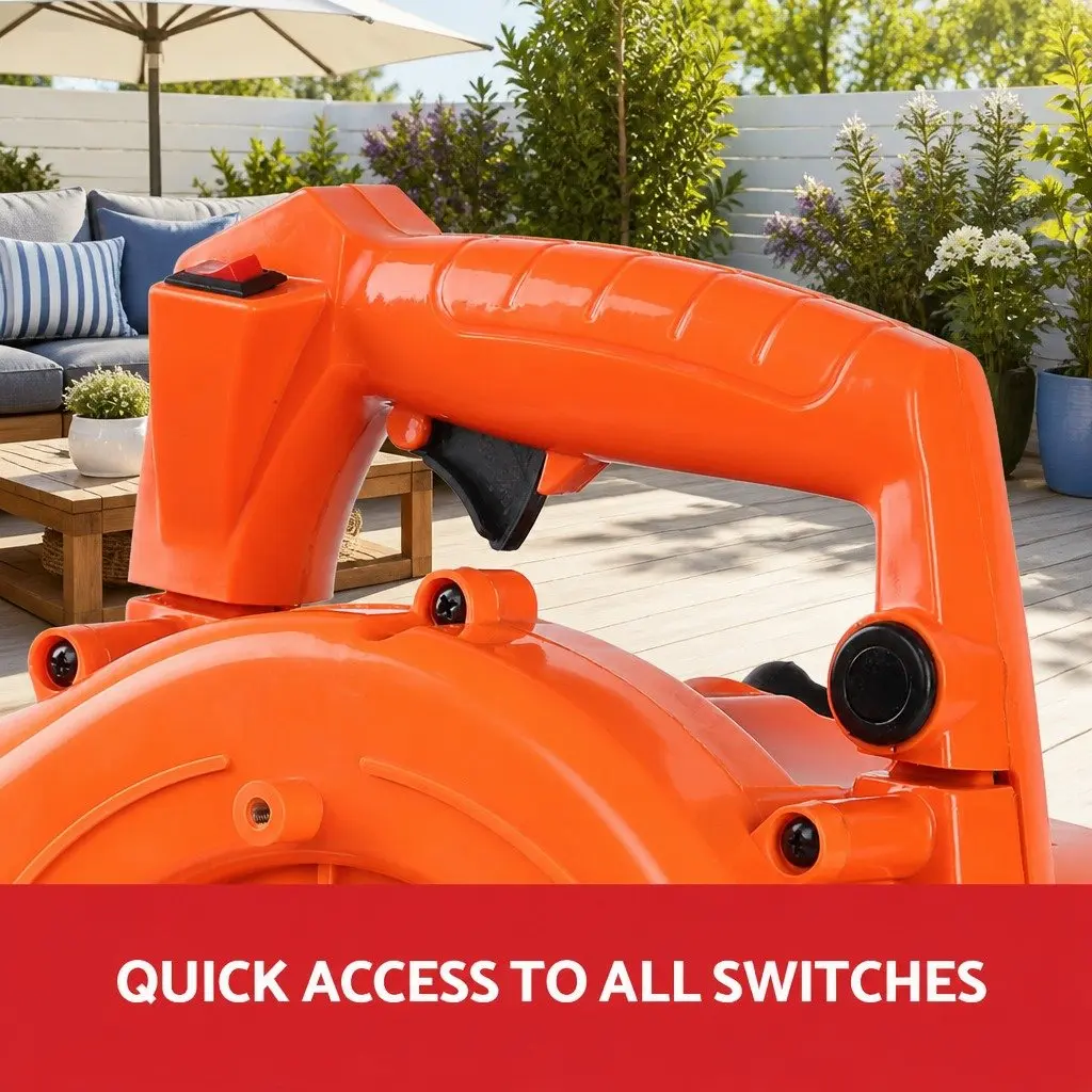 Leaf Blower Vacuum 2-in-1 25.4cc Red