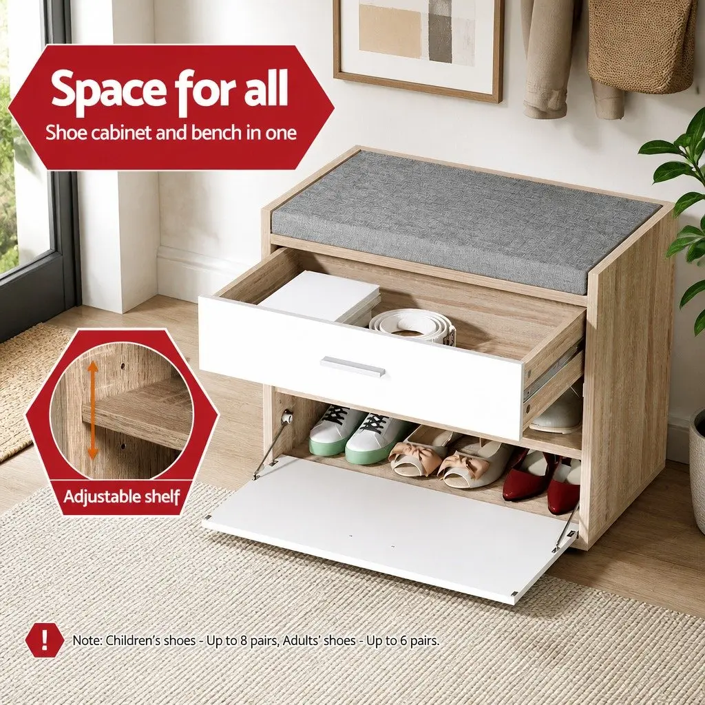 Shoe Rack Bench for Organized Footwear Storage