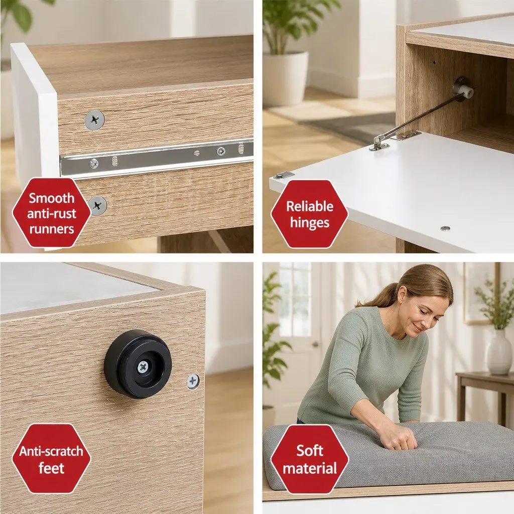 Shoe Rack Bench for Organized Footwear Storage