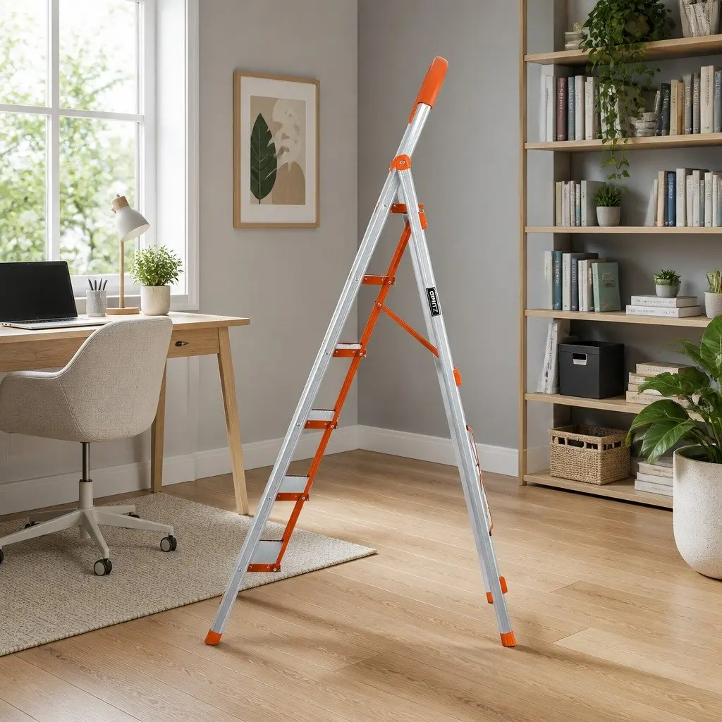 Aluminium Multi-Purpose 6 Step Folding Ladder for Home
