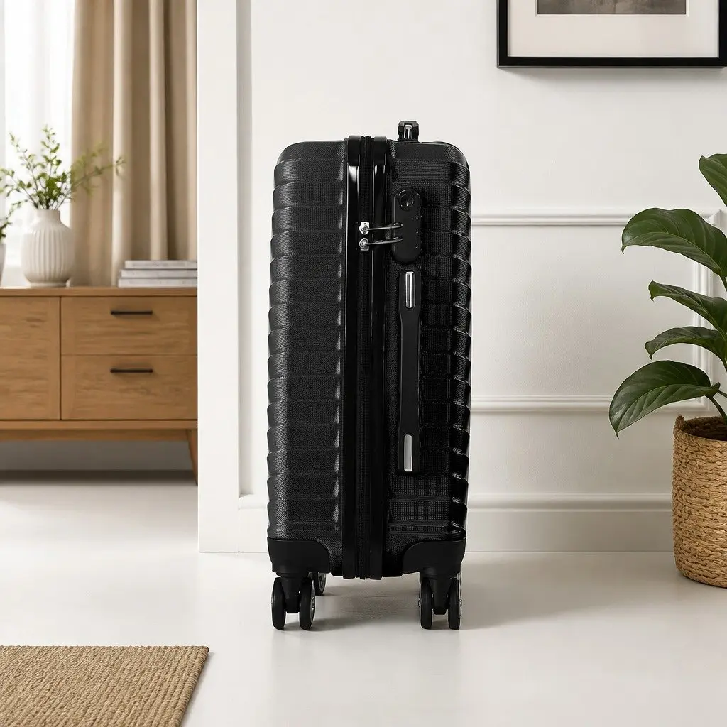 20 inch Carry On Suitcase Luggage Anti-Theft Lock Dual Wheels Travel Bag