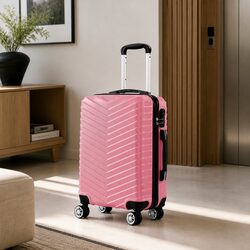 Durable 20 Inch Carry On Luggage with Wheels and Aluminium Handle