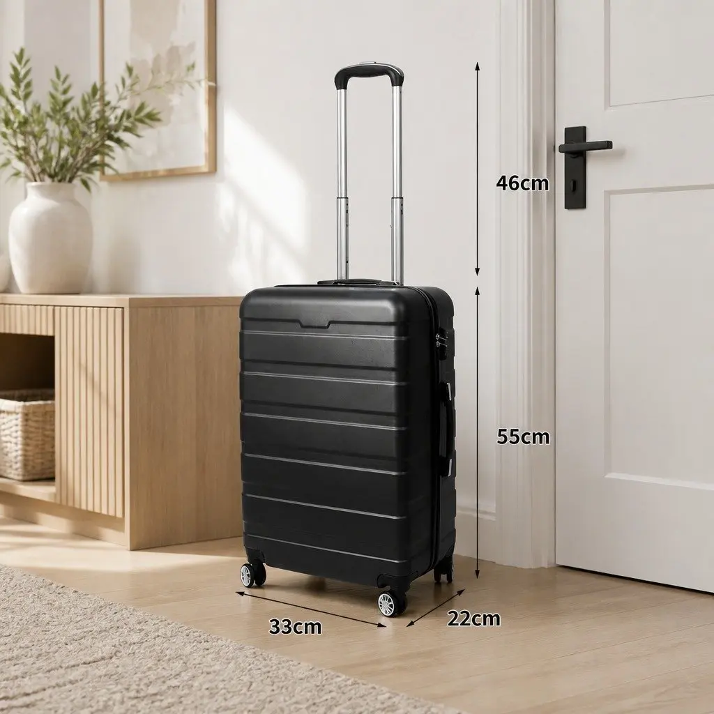 20 Inch Lightweight Carry-On Suitcase with Spinner Wheels