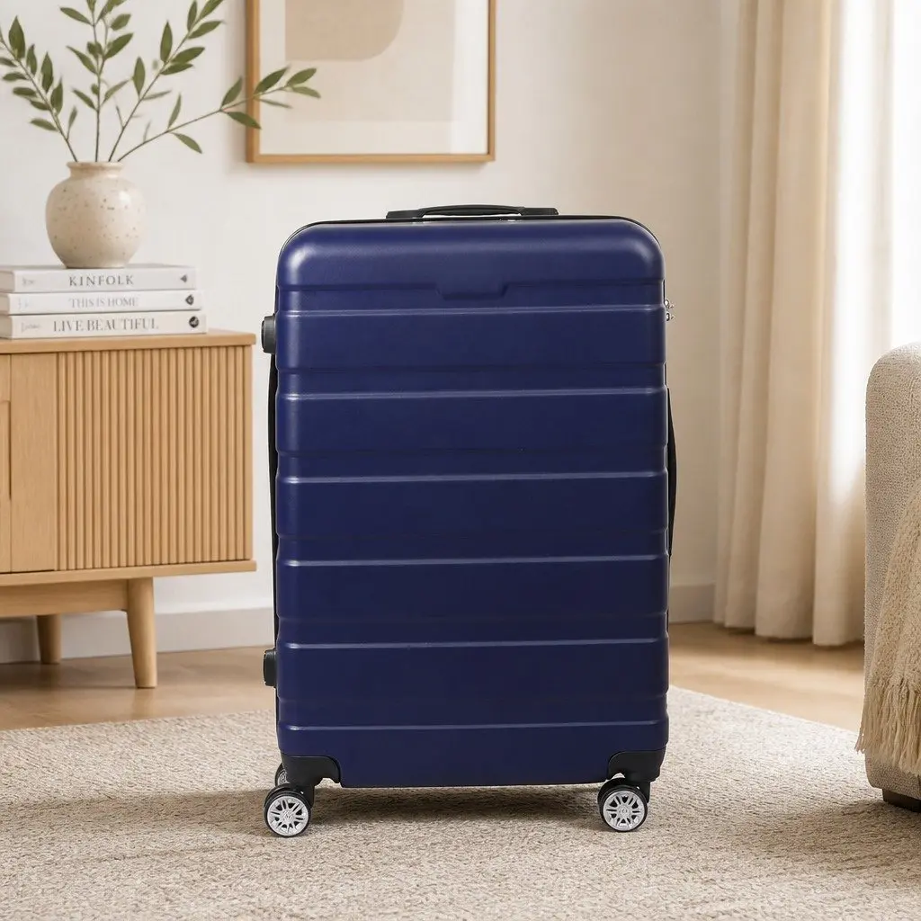 20 Inch Luggage Suitcase ABS Lightweight Navy