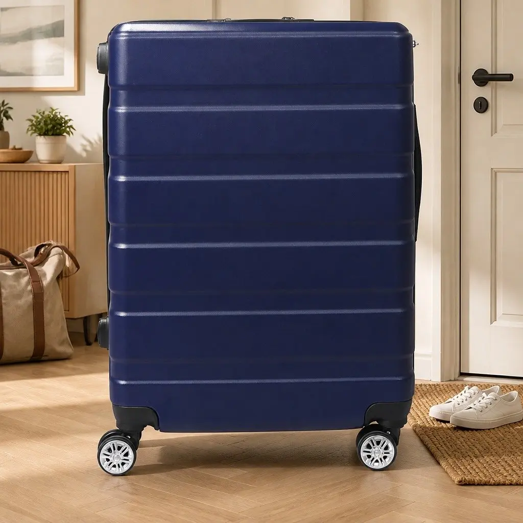20 Inch Luggage Suitcase ABS Lightweight Navy