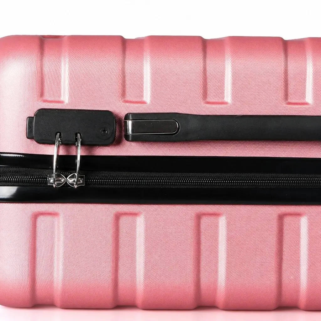 28 Inch Rose Gold Hard Shell Luggage Suitcase