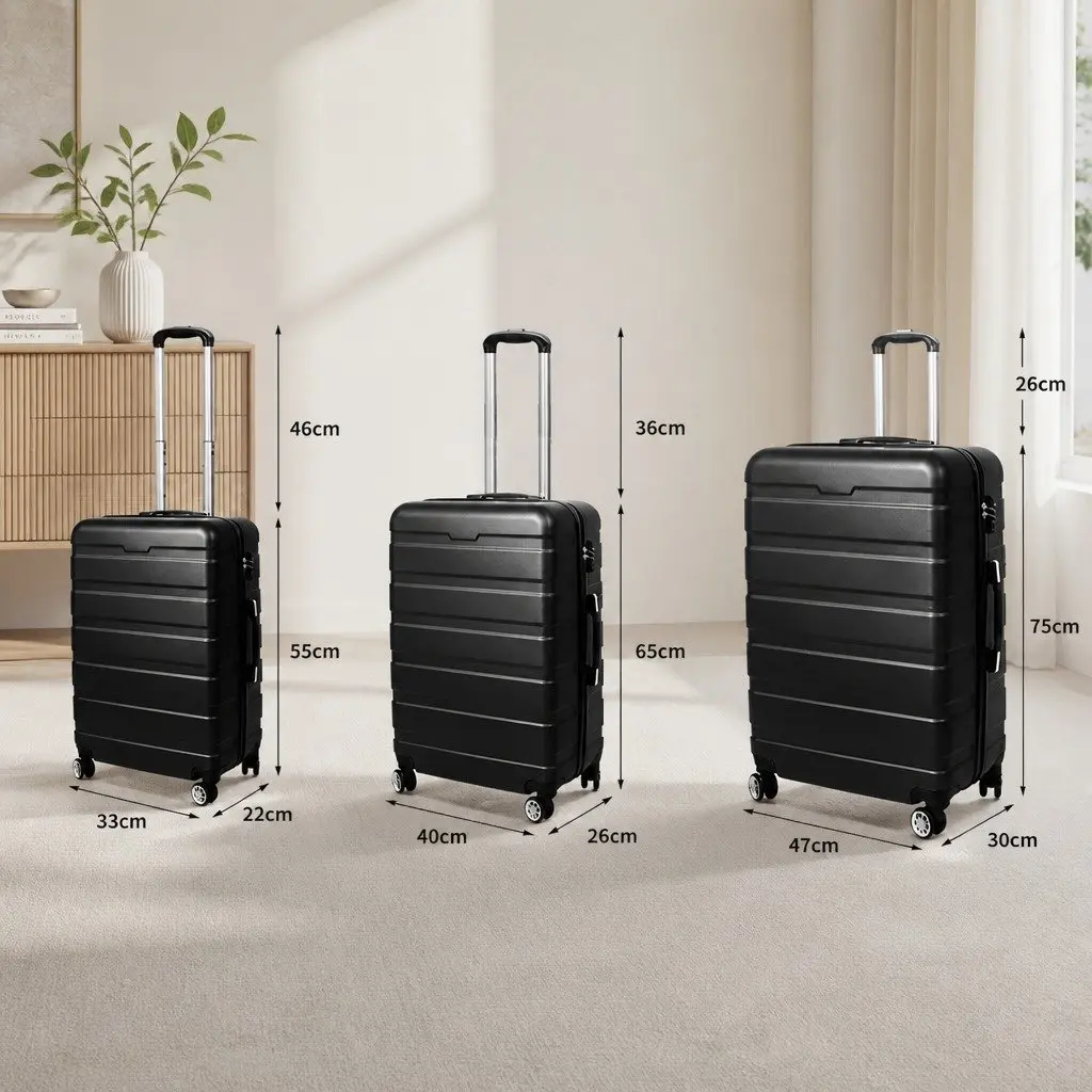 3PC Luggage Set with Spinner Wheels