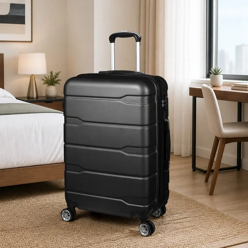 24 Inch Expandable Hard Shell Suitcase with Wheels