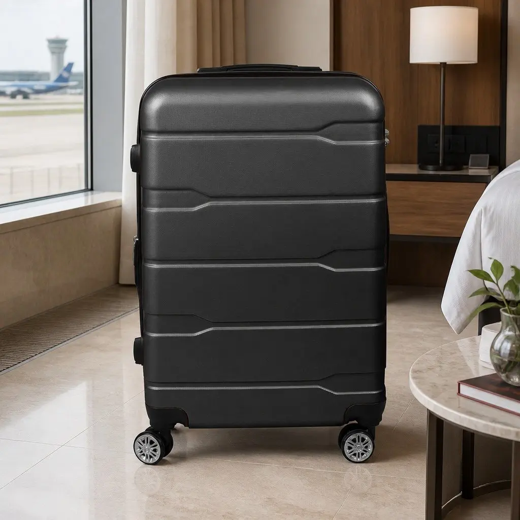 28 Inch Expandable Hard Shell Suitcase with Wheels