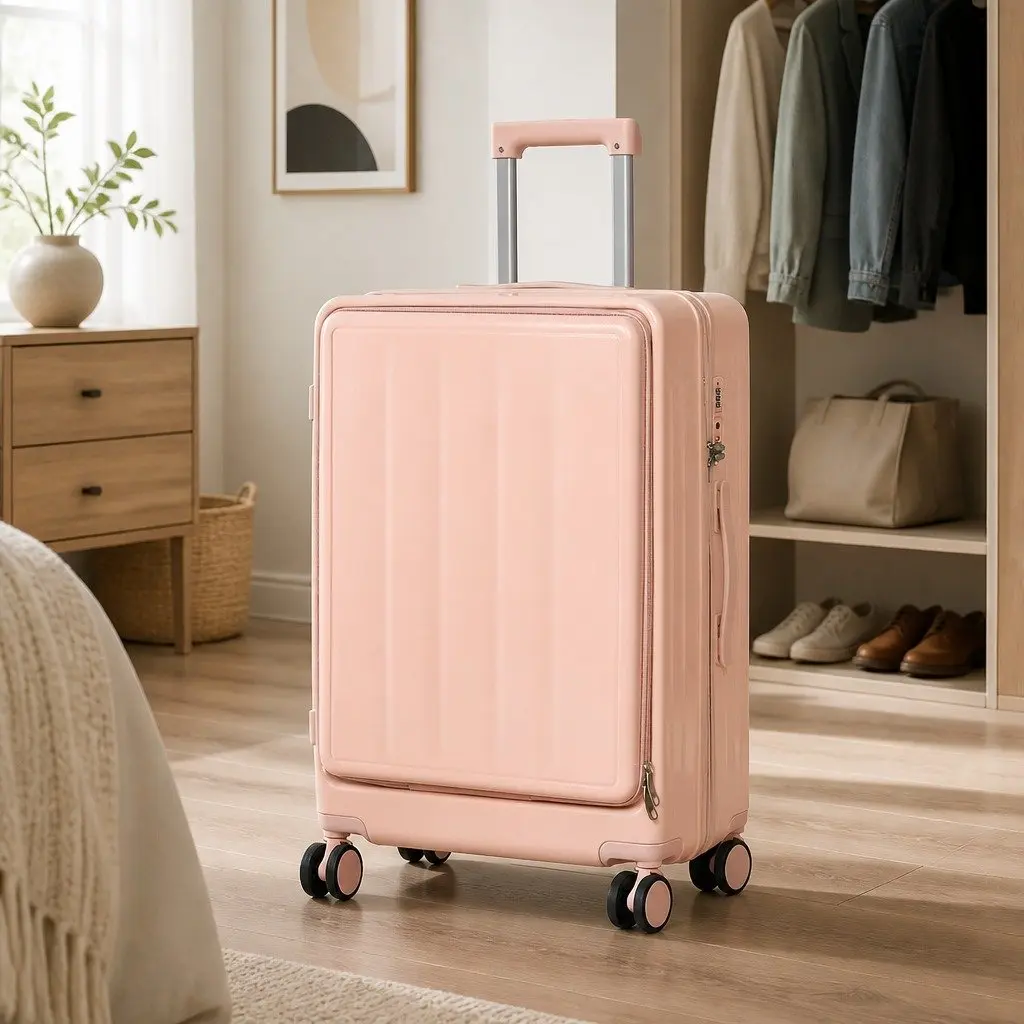 26 Inch Hard Shell Suitcase with Front Access