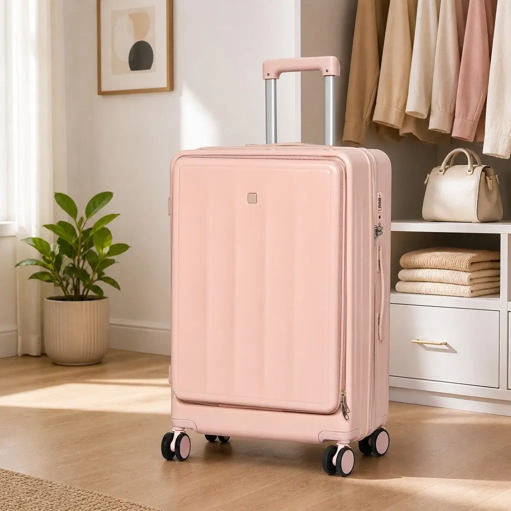 26 Inch Hard Shell Suitcase with Front Access