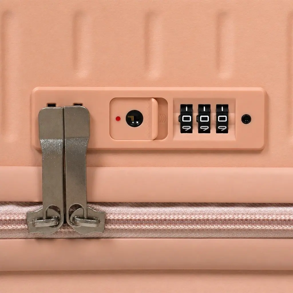 26" Pink Hard Shell Luggage with TSA Lock