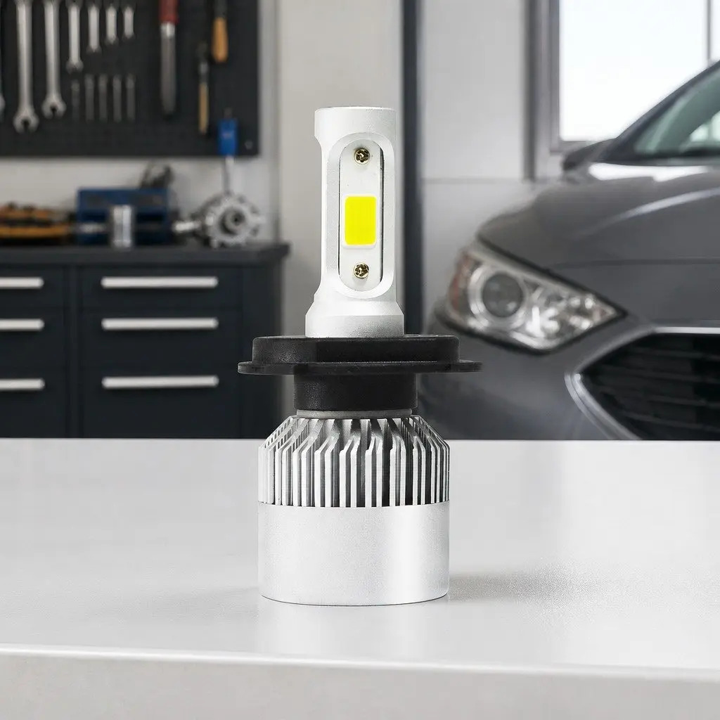 High Brightness H4 LED Headlight Bulbs 6500K White