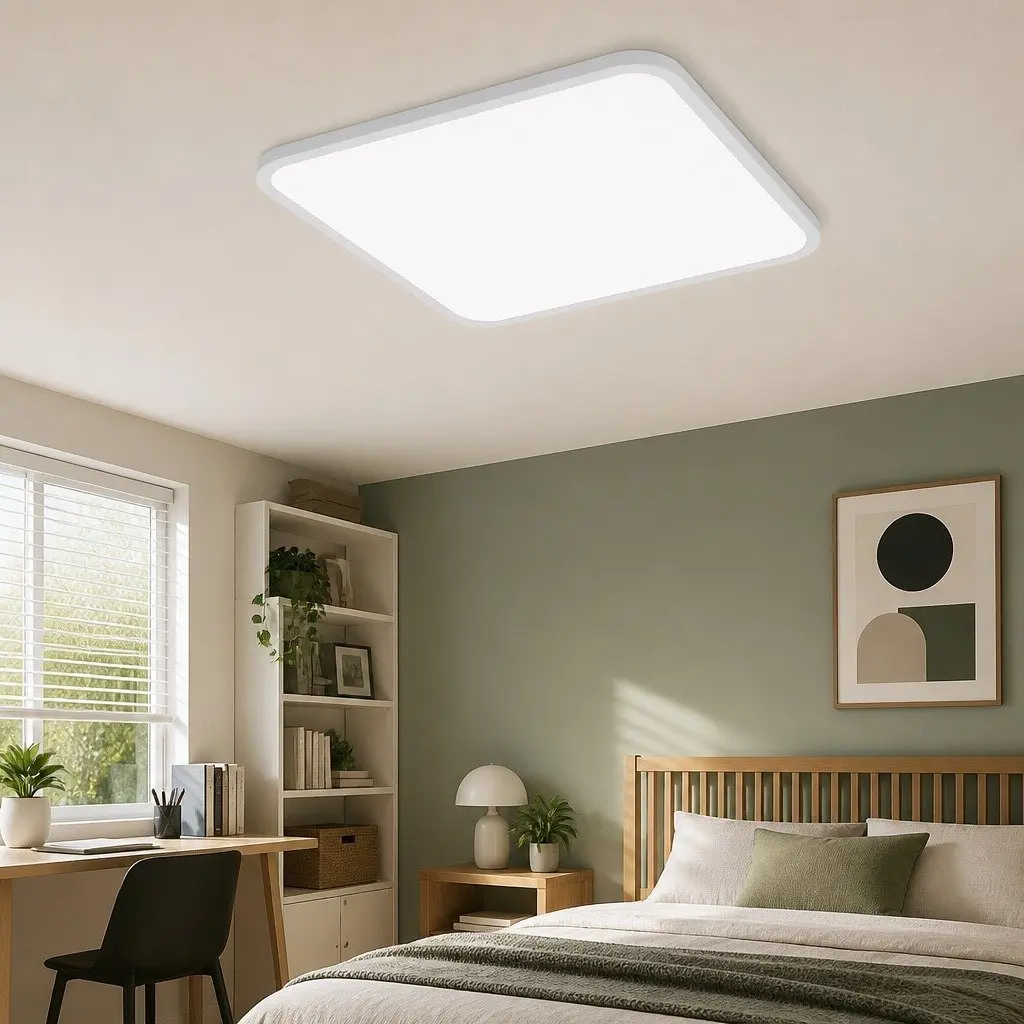 LED Ceiling Light Acrylic 30cm x 30cm White Ultra-Thin 18W Flush Mount Panel