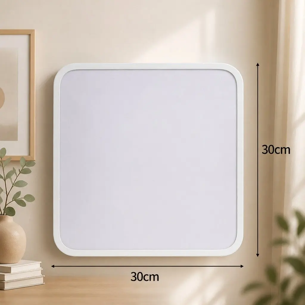 LED Ceiling Light Acrylic 30cm x 30cm White Ultra-Thin 18W Flush Mount Panel