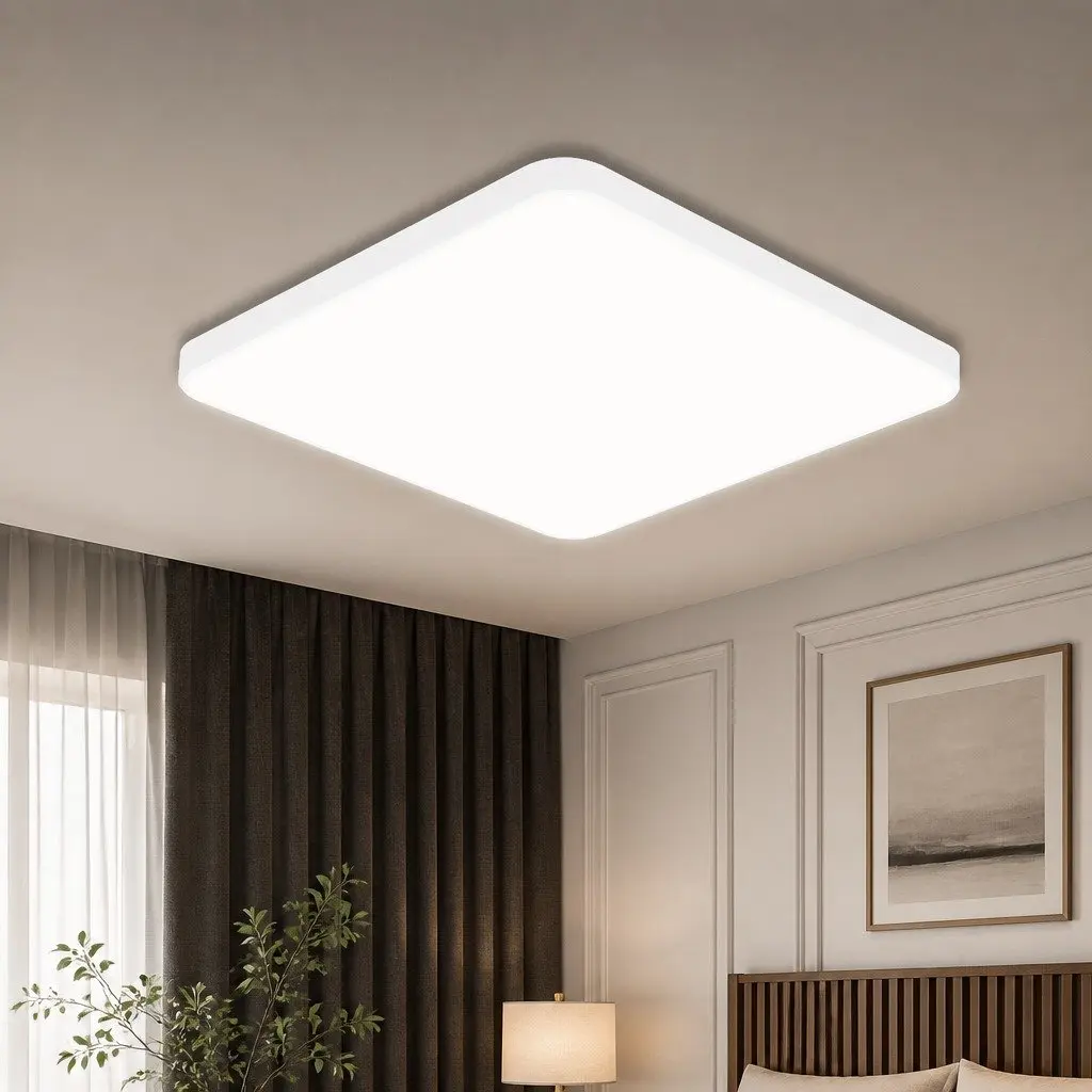 LED Ceiling Light Acrylic 30cm x 30cm White Ultra-Thin 18W Flush Mount Panel